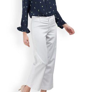 Paige Nellie High Waist Culotte Jeans, Size 29 - White